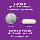 Webber Naturals Apple Cider Vinegar 500 mg - 240 Capsules - Antioxidant