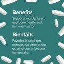 Webber Naturals Calcium Magnesium Zinc 2:1 Ratio, Enhanced Absorption 333/167/17 mg - 200 Caplets - Calcium