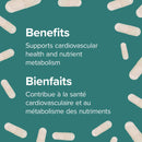 Webber Naturals Vitamin B6+B12 with Folic Acid 50 mg/125 mcg - 120 Capsules - Vitamin B