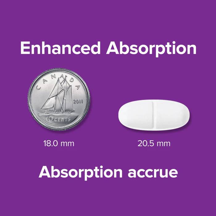 Webber Naturals Ultra Calcium & Vitamin D3 Enhanced Absorption 650 mg / 400 IU 280 Tablets
