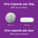 Webber Naturals No Flush Niacin 500 mg - 90 Capsules - Vitamin B