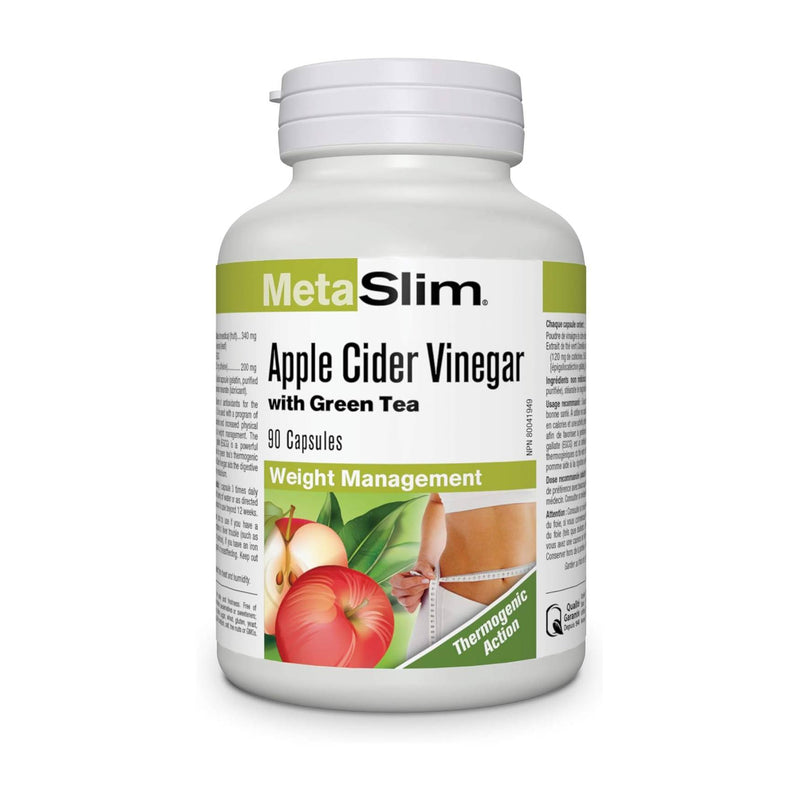 Webber Naturals MetaSlim Apple Cider Vinegar with Green Tea 90 Capsules