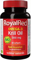 Webber Naturals RoyalRed® Oméga-3 Huile de krill 500 mg