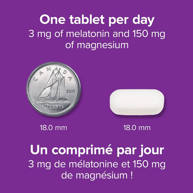 Webber Naturals Melatonin Magnesium 3/150mg 100 Tablets