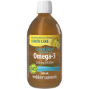 Webber Naturals Crystal Clean from the sea® Omega-3 1250 mg EPA/DHA - 500mL Lemon Cake - Omega 3