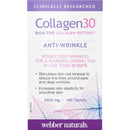 Webber Naturals Collagen30 Bioactive Collagen Peptides 2500 mg - 180 Tablets - Collagen