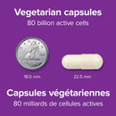 Webber Naturals Probiotic 80 Billion 8 Probiotic Strains - 20 vegetarian capsules - Probiotics