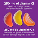 Webber Naturals Vitamin C 250 mg - 120 Gummies Orange · Peach · Lemon - Vitamin C