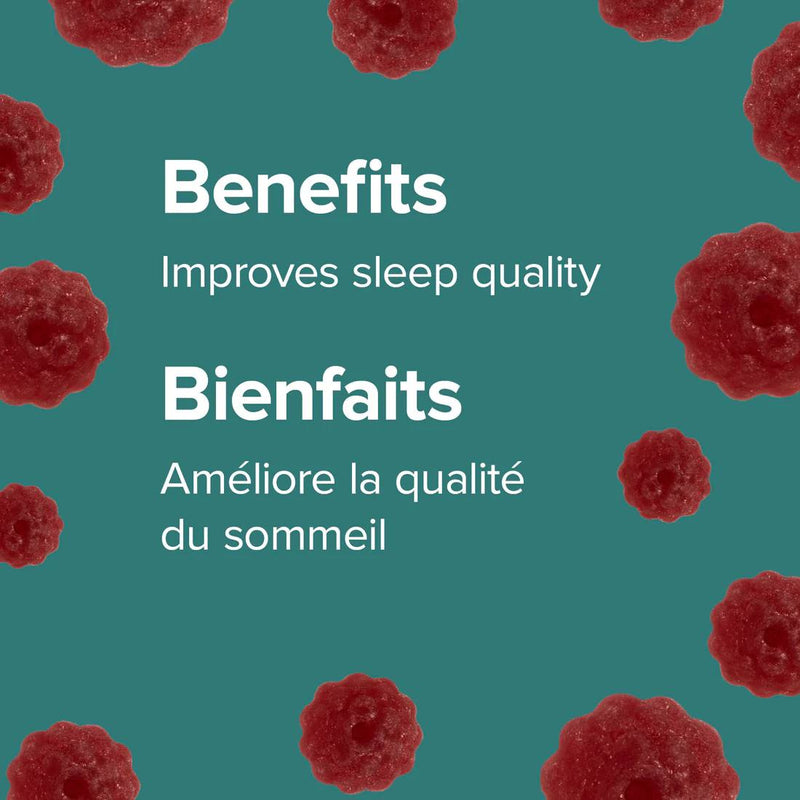 Webber Naturals Melatonin 10 mg 60 Gummies / Cherry Pomegranate