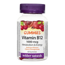 Webber Naturals Vitamin B12 1000 mcg Gummies - 60 Gummies Cherry Pomegranate - Vitamin B