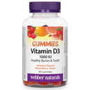 Webber Naturals Vitamin D 1000 IU - 90 Gummies Mixed Berry · Peach - Vitamin D