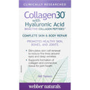 Webber Naturals Collagen30 with Hyaluronic Acid Bioactive Collagen Peptides - 180 Tablets - Collagen