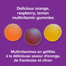 Webber Naturals Multivitamin - 90 Gummies Orange · Raspberry · Lemon - Multivitamin