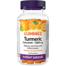 Webber Naturals Turmeric Curcumin 1,260 mg - 120 Gummies Orange - Herbals