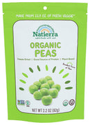 Natierra Organic Freeze-Dried Fruits - Green Peas 2.2Oz - Snack