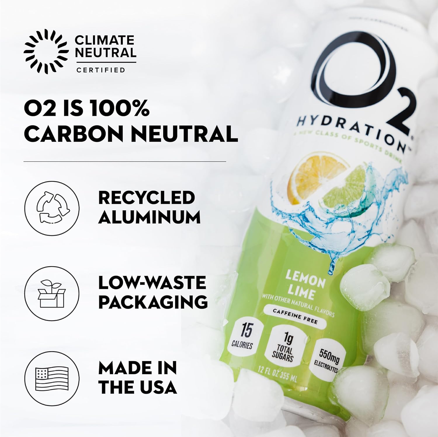 O2 Hydration Sports Recovery Drink