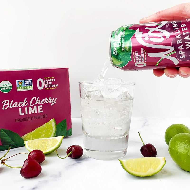 Nixie Sparkling Water - Blackcherry Lime 8-pack - - Water