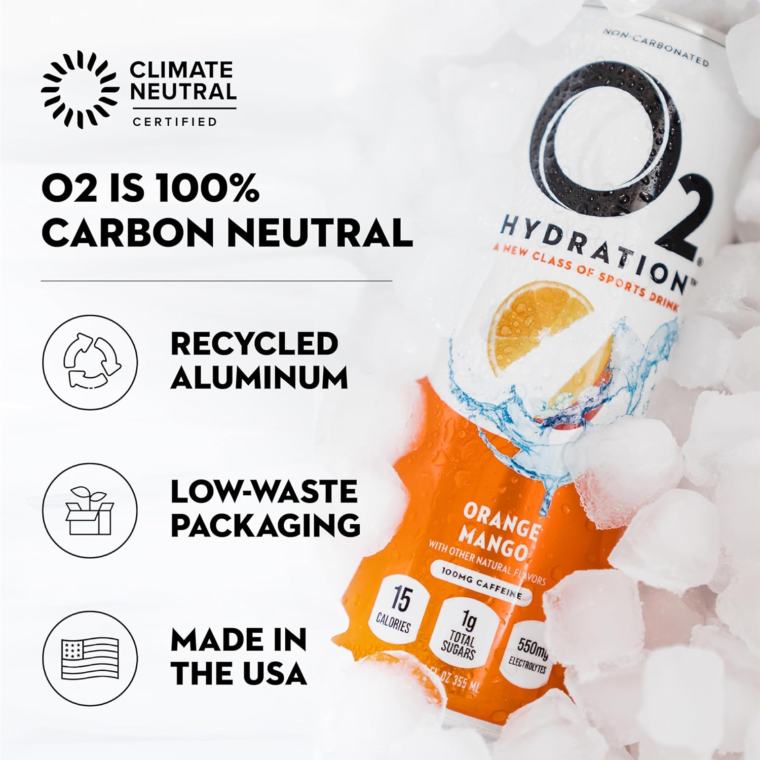 O2 Hydration Sports Recovery Drink