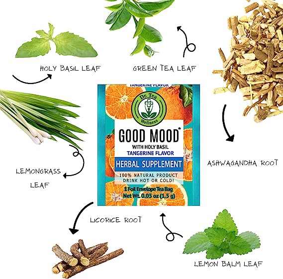 Dr. Tea Good Mood Au Basilic Sacré - Saveur Mandarine