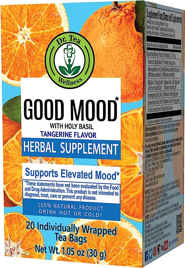 Dr. Tea Good Mood Au Basilic Sacré - Saveur Mandarine