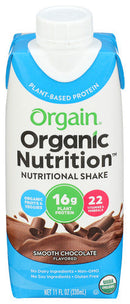 Orgain Organic Vegan Nutrition Shake - Vanilla Bean 4-pack - Protein Shake