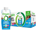 Orgain Organic Vegan Nutrition Shake - Smooth Chocolate 4-pack - Protein Shake