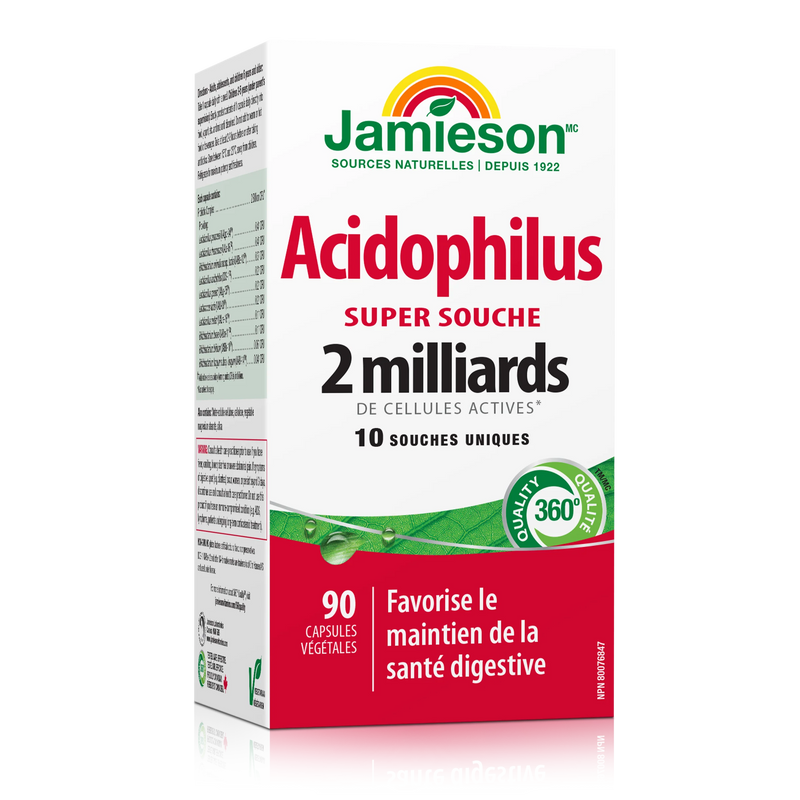 Jamieson Acidophilus - 90 Capsules - Probiotics