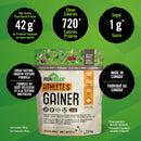 Iron Vegan Athlete's Gainer - Vanilla 2.5kg - Mass Gainer
