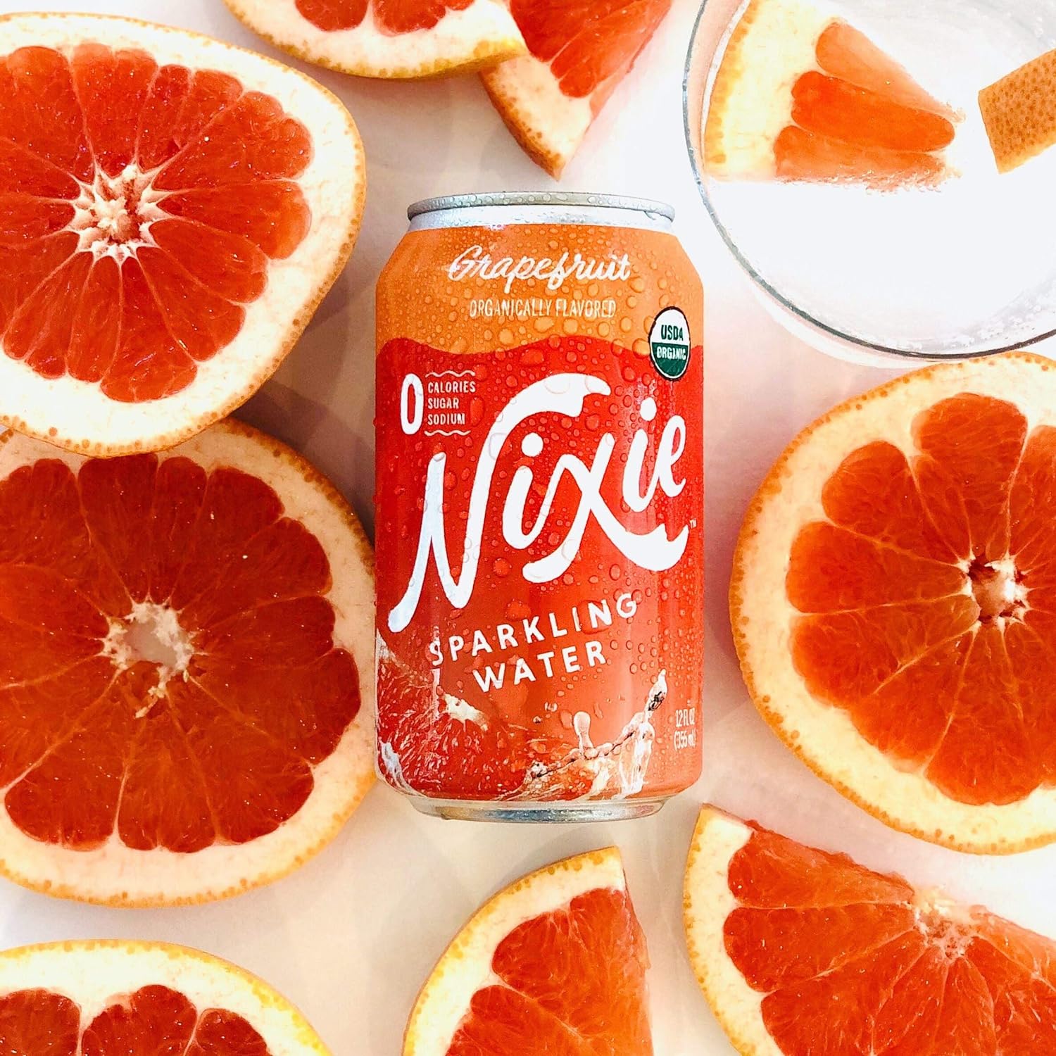 Nixie Sparkling Water - Grapefruit 8-pack - - Water