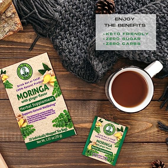 Dr. Tea Moringa à la saveur de gingembre