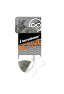 Incrediwear Quarter Active Socks - White X-Large - Socks