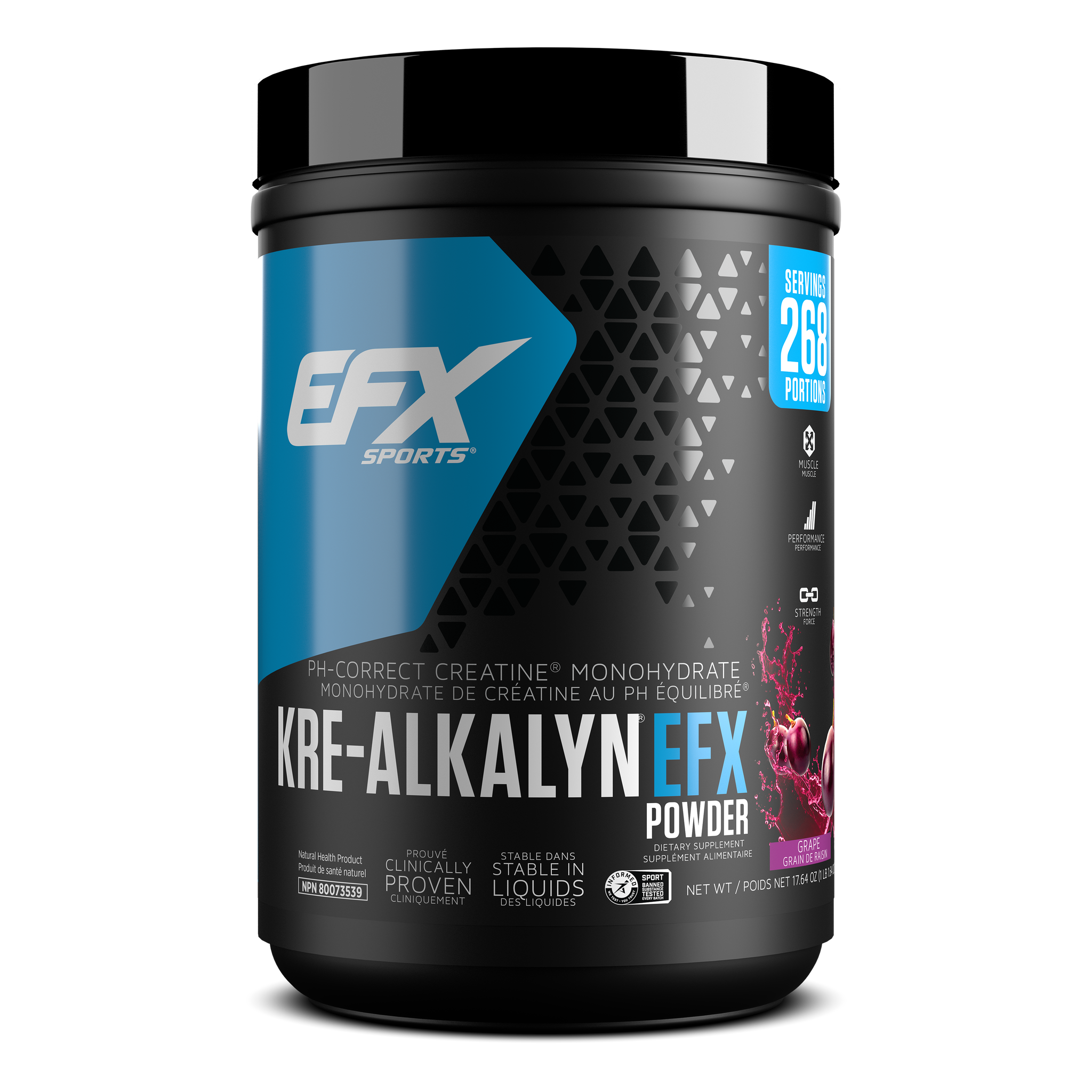 EFX Sports Kre-Alkalyn EFX Powder Grape / 500 g