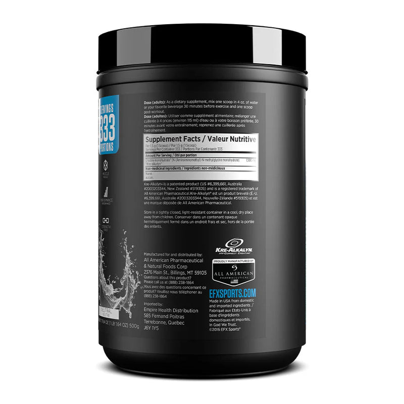 EFX Sports Kre-Alkalyn EFX Powder Natural / 500 g