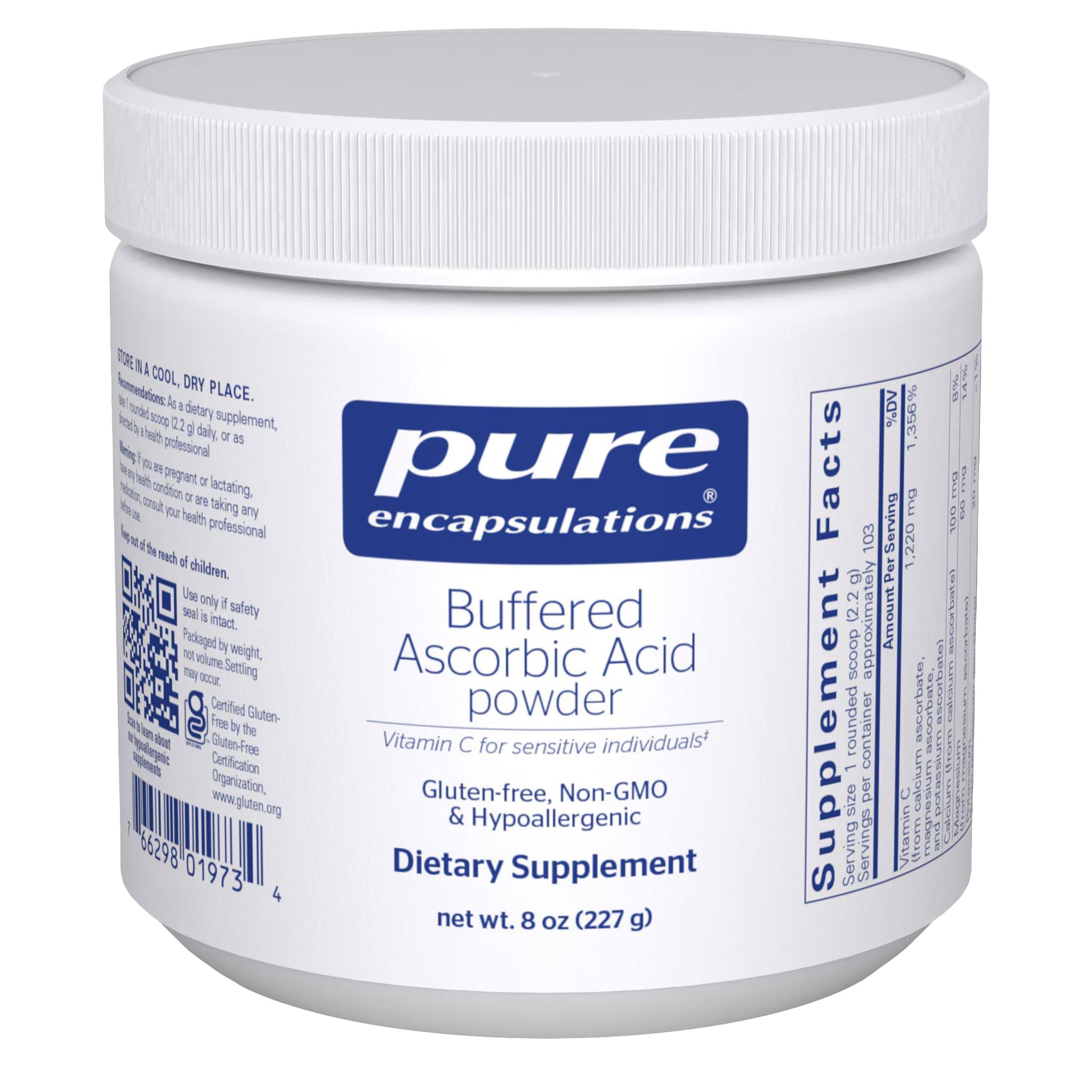 Pure Encapsulations Buffered Ascorbic Acid 227g