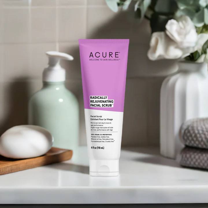 Acure Rejuvenating Facial Scrub - 118 ml - Skin Care