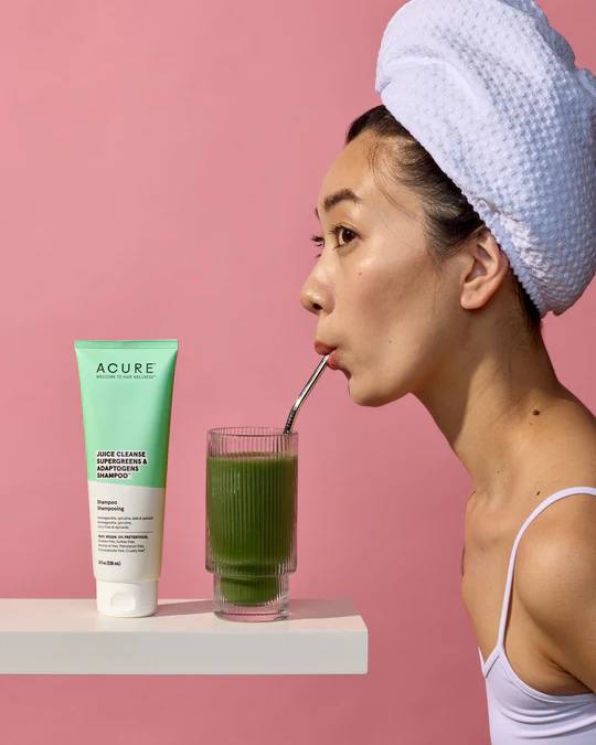 ACURE Juice Cleanse Supergreens & Adaptogens Shampoo - 237ml - Shampoo