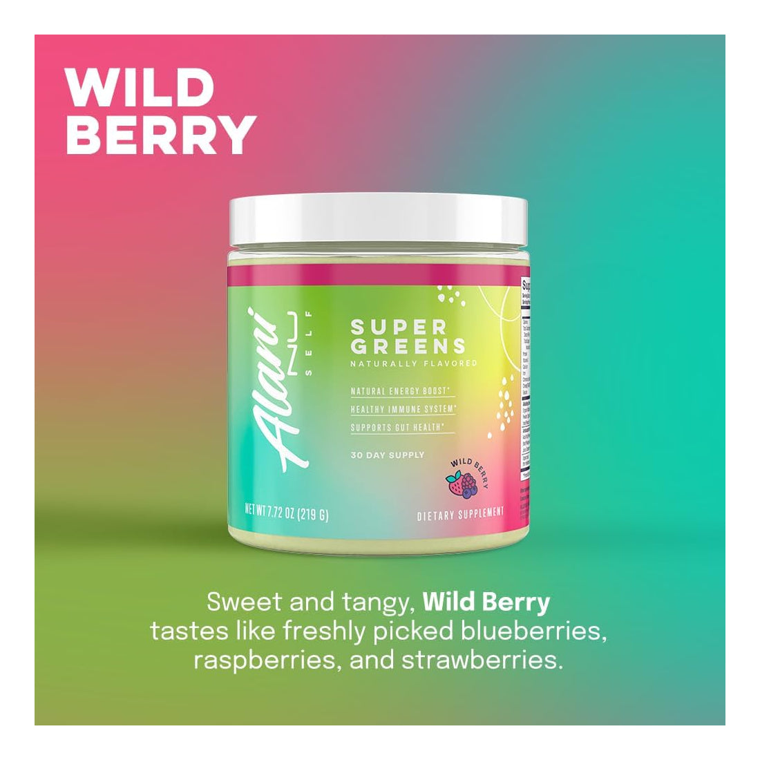 Alani Nu Super Greens 219g / Wild Berry / 10/31/2024