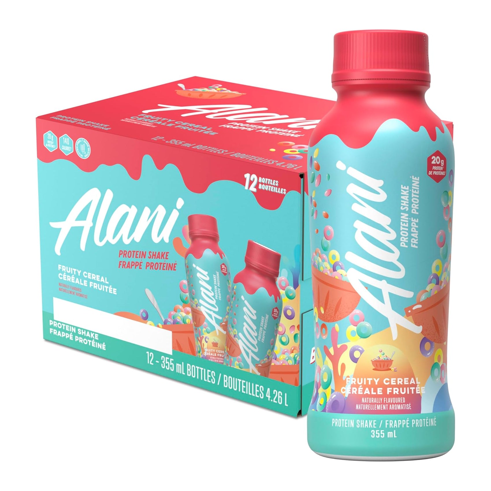 Alani Nu Protein Shake Fruity Cereal / 12-Pack