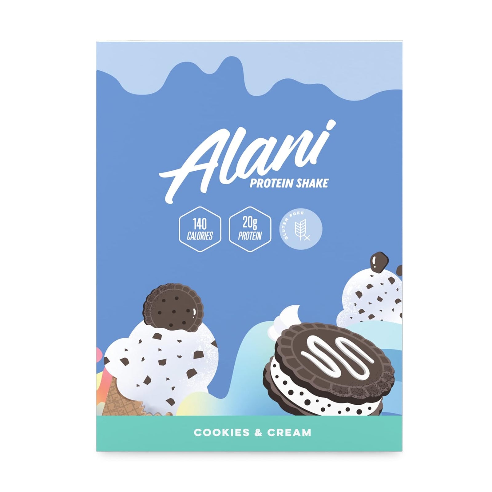 Alani Nu Protein Shake Cookies & Cream / 12-Pack Bilingual