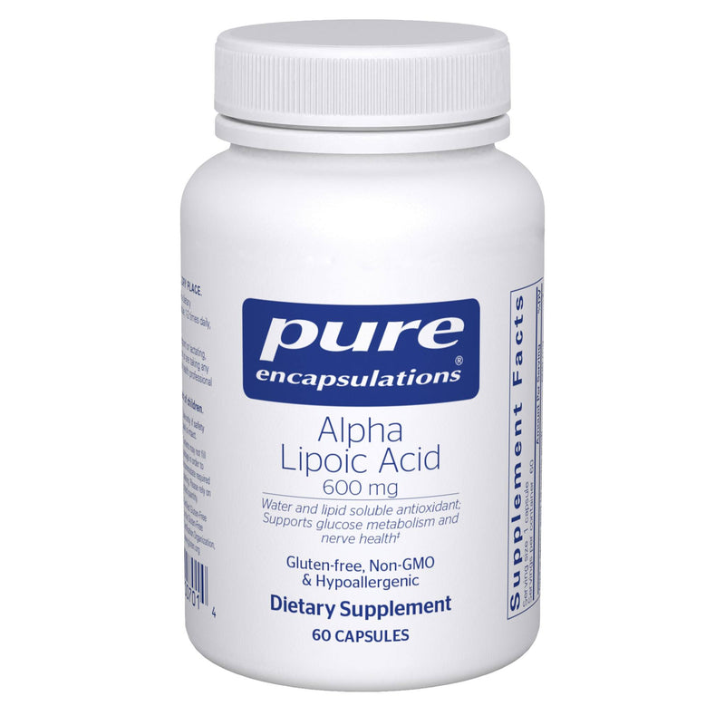 Pure Encapsulations Alpha Lipoic Acid 600 mg  60 capsules