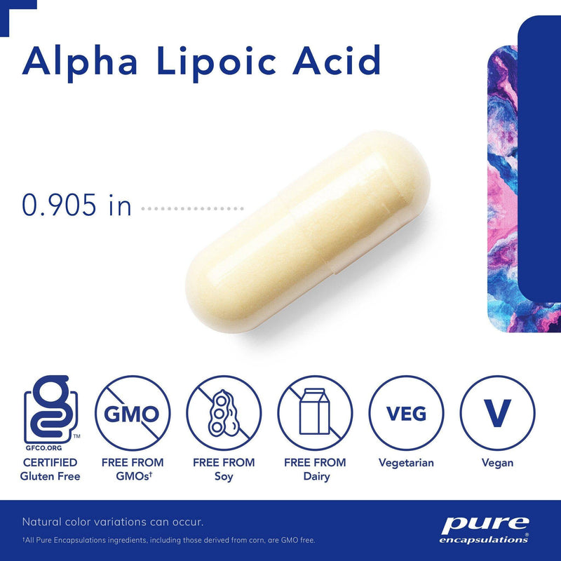 Pure Encapsulations Alpha Lipoic Acid 600 mg  60 capsules