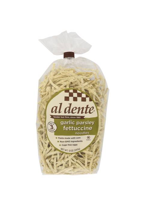 Al Dente Pasta Garlic Parsley Fettuccine Garlic Parsley / 12 Oz