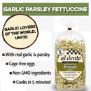 Al Dente Pasta Garlic Parsley Fettuccine - Garlic Parsley 12 Oz - - Pasta