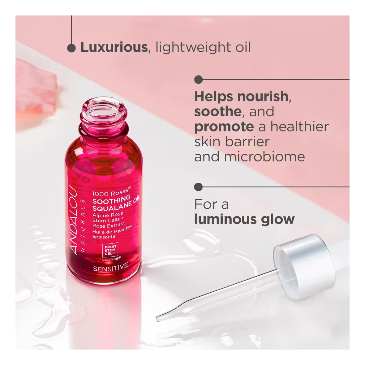 Andalou Naturals 1000 Roses Moroccan Beauty Oil - 30 ml - Body care