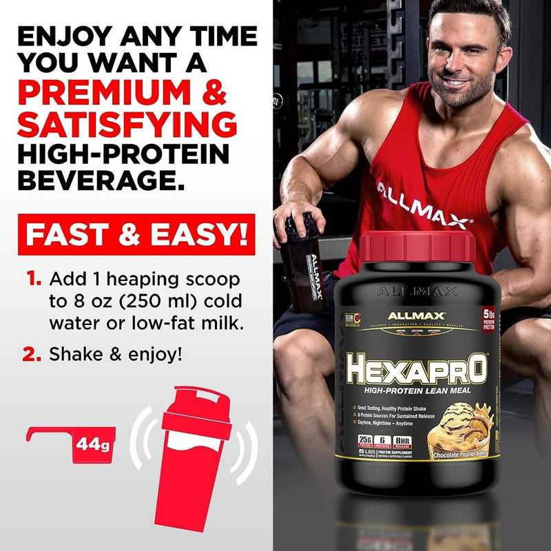 ALLMAX Hexapro: High Protein Lean Meal French Vanilla / 20 Servings