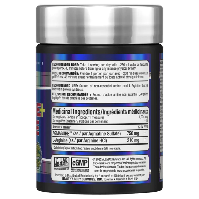 ALLMAX AGMATINE + ARGININE