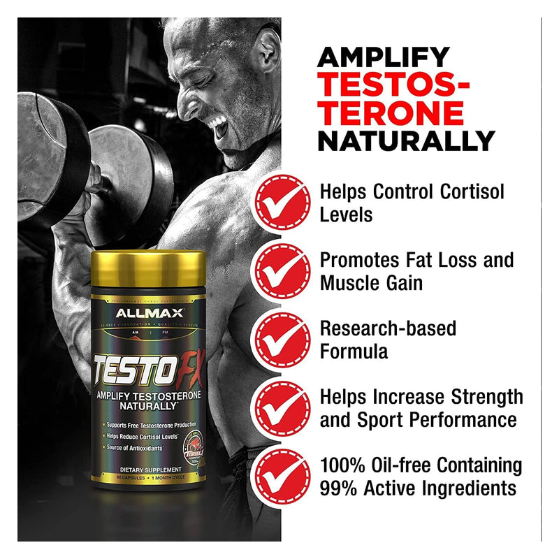 Allmax Testofx Loaded - 90 Capsules - Testosterone Booster