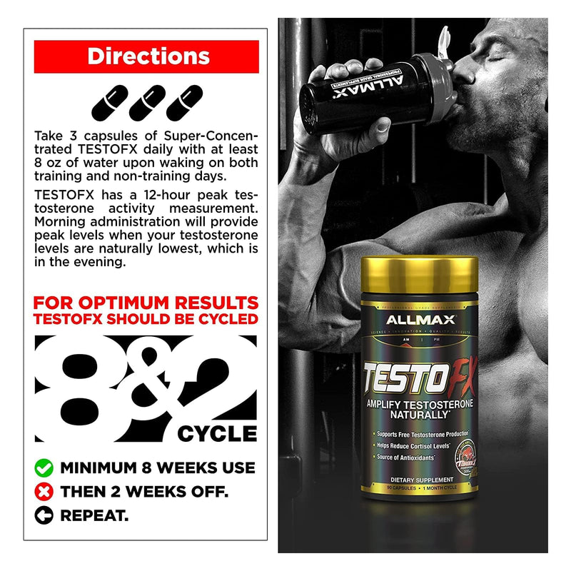 Allmax Testofx Loaded - 90 Capsules - Testosterone Booster