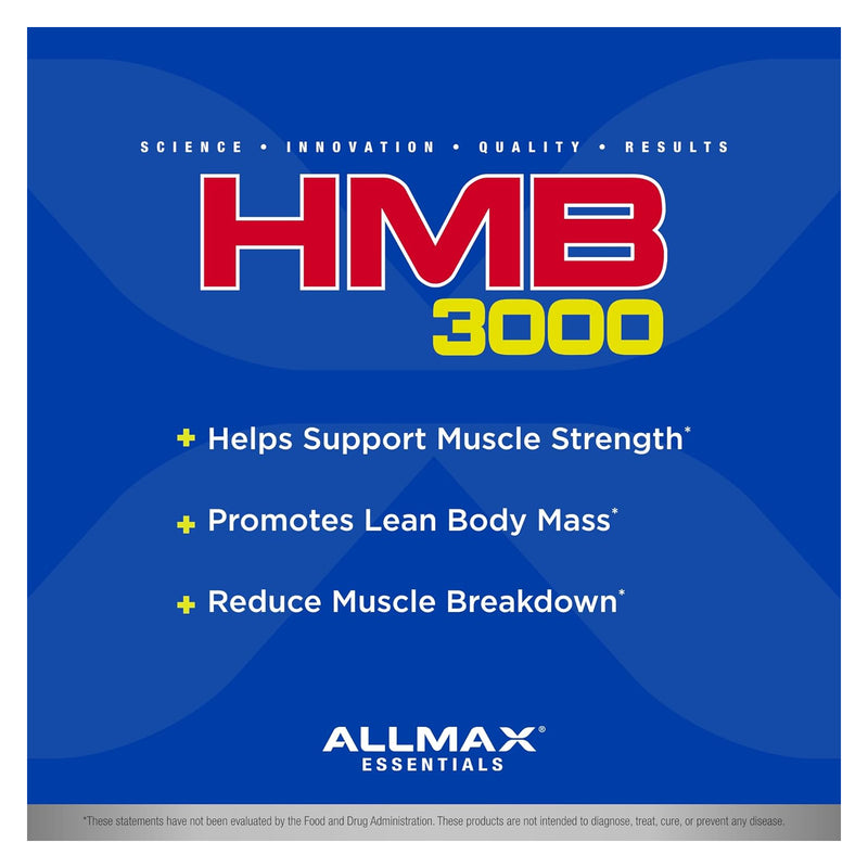 Allmax Hmb 3000Mg - 120 Veggie Capsules - Pre-workout