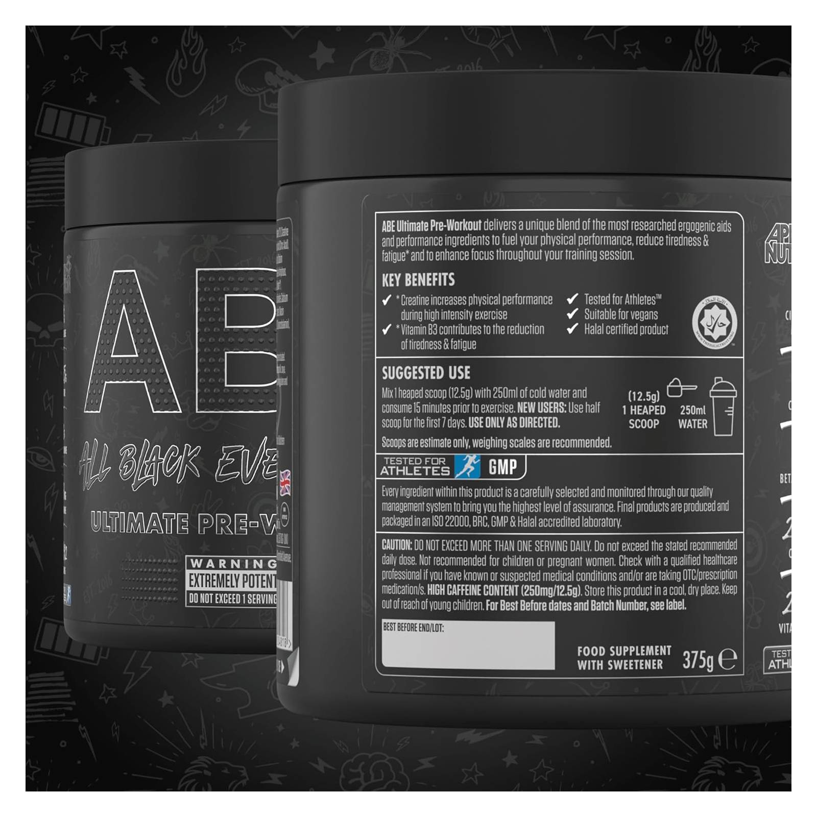 Applied Nutrition ABE Ultimate Pre-Workout Blue Raspberry / 30 Servings